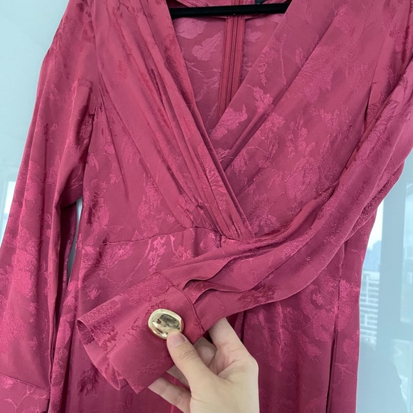 Zara Jacquard Midi Dress - Picture 2 of 7